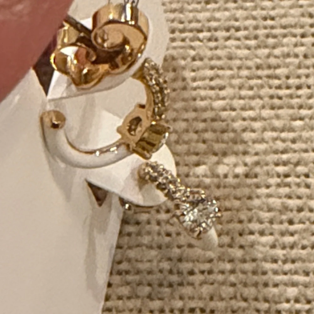 kate spade Hint Of Shimmer Huggies/NWT